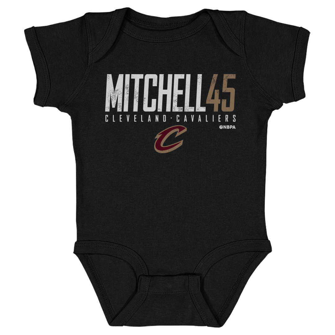 Infant 500 Level Donovan Mitchell Black Cleveland Cavaliers Elite Bodysuit