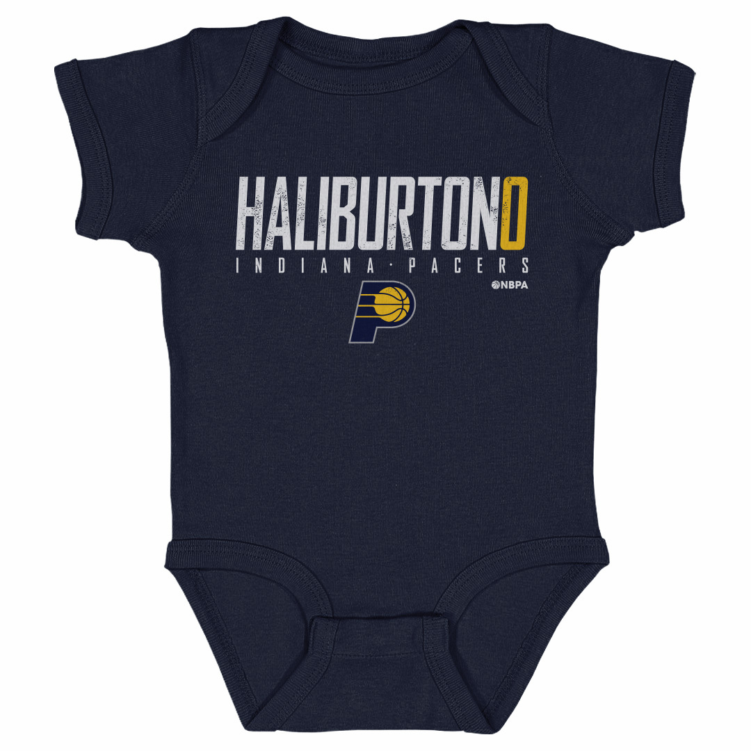 Infant 500 Level Tyrese Haliburton Navy Indiana Pacers Elite Bodysuit