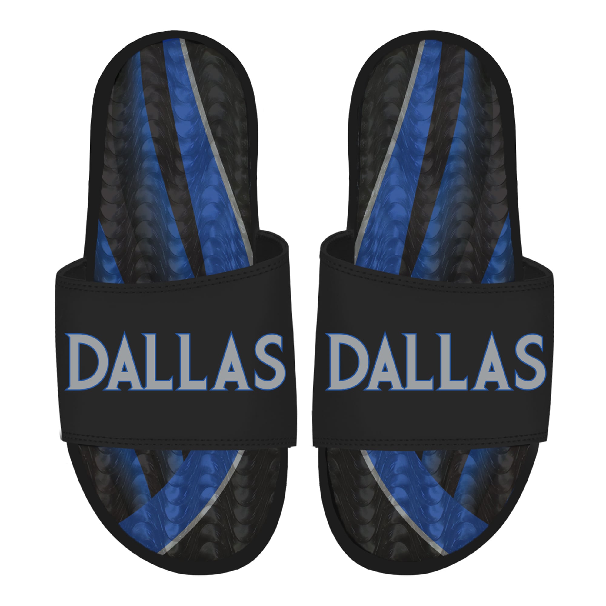 Unisex ISlide  Black Dallas Mavericks 2025/26 City Edition Gel Slide Sandals