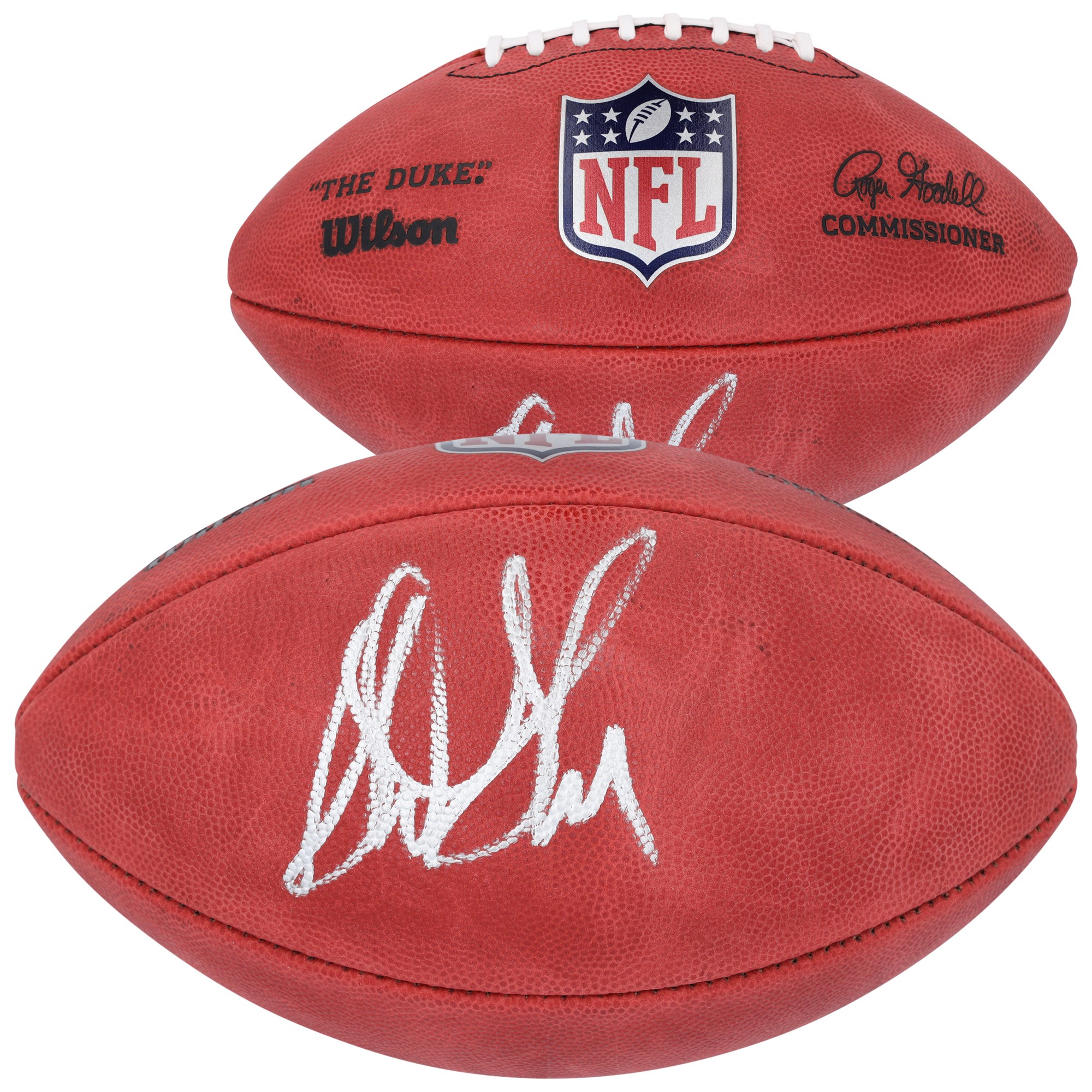 Sterling Sharpe Green Bay Packers Autographed Wilson Duke Full Color Football