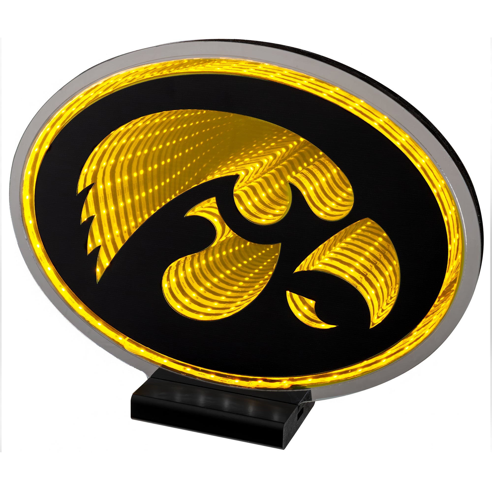 Iowa Hawkeyes LED Infinity Logo Light