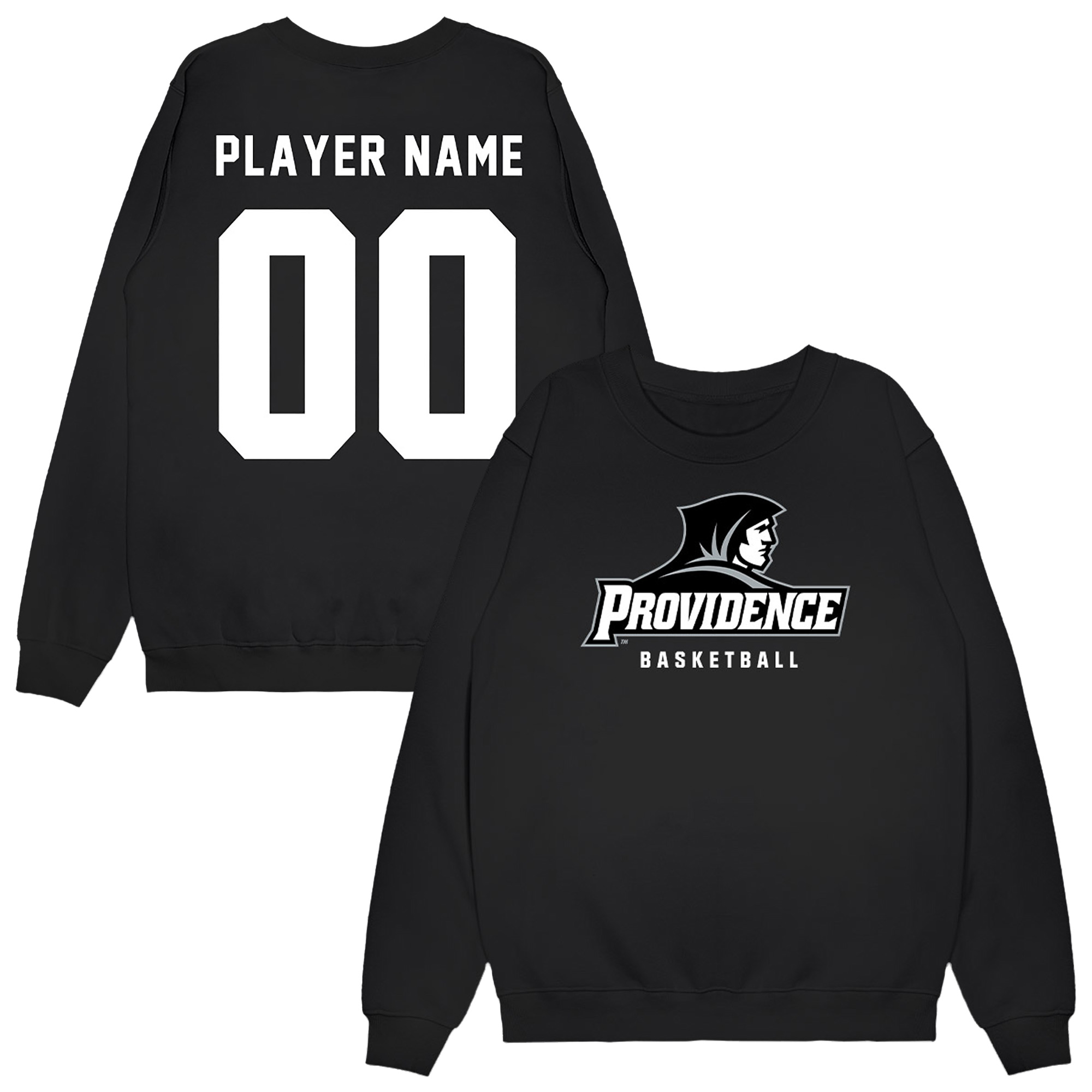Unisex Black Providence Friars NIL Pick-A-Player Women’s Basketball Sweatshirt