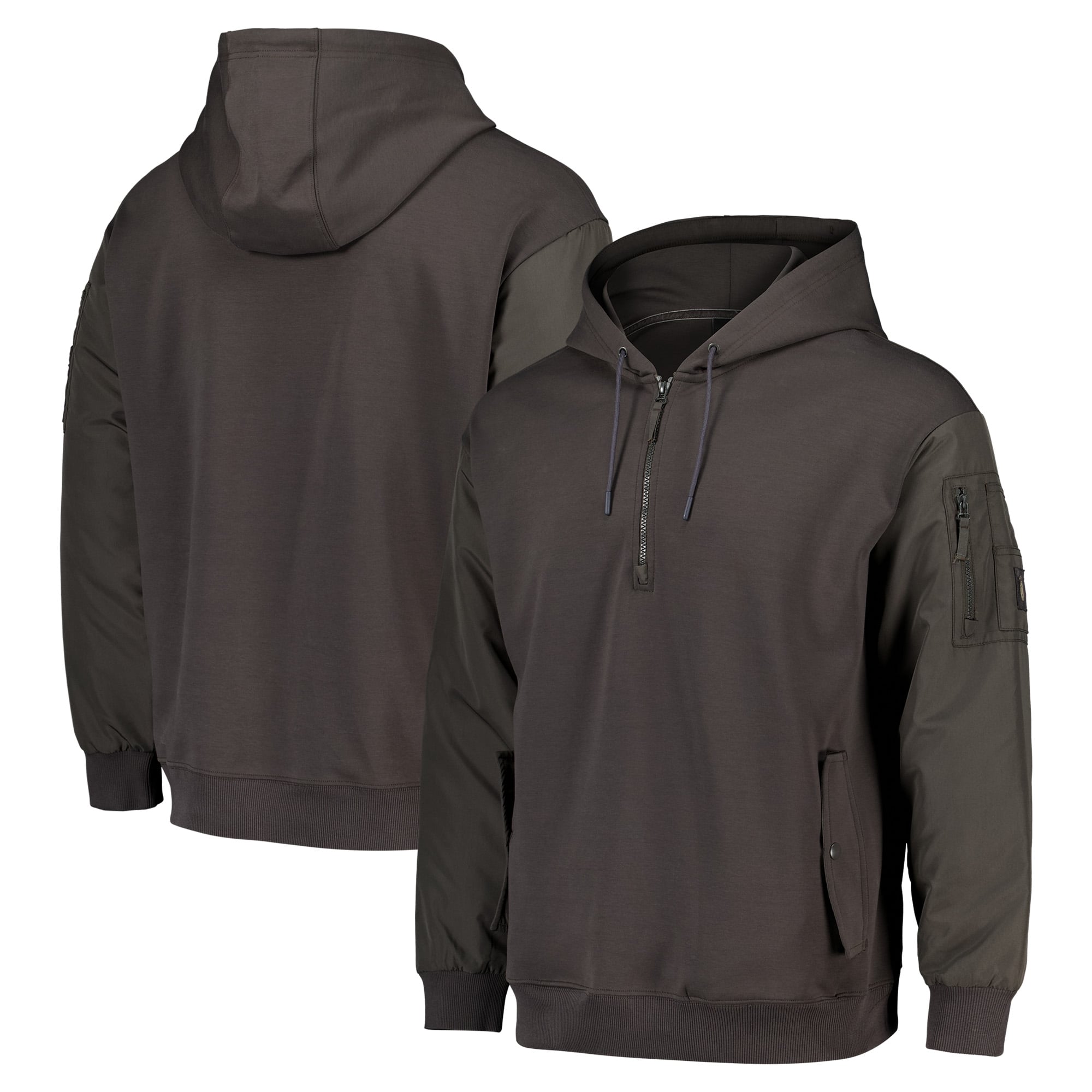 Sweat à capuche hybride DFB Elements - Étain classique - Homme