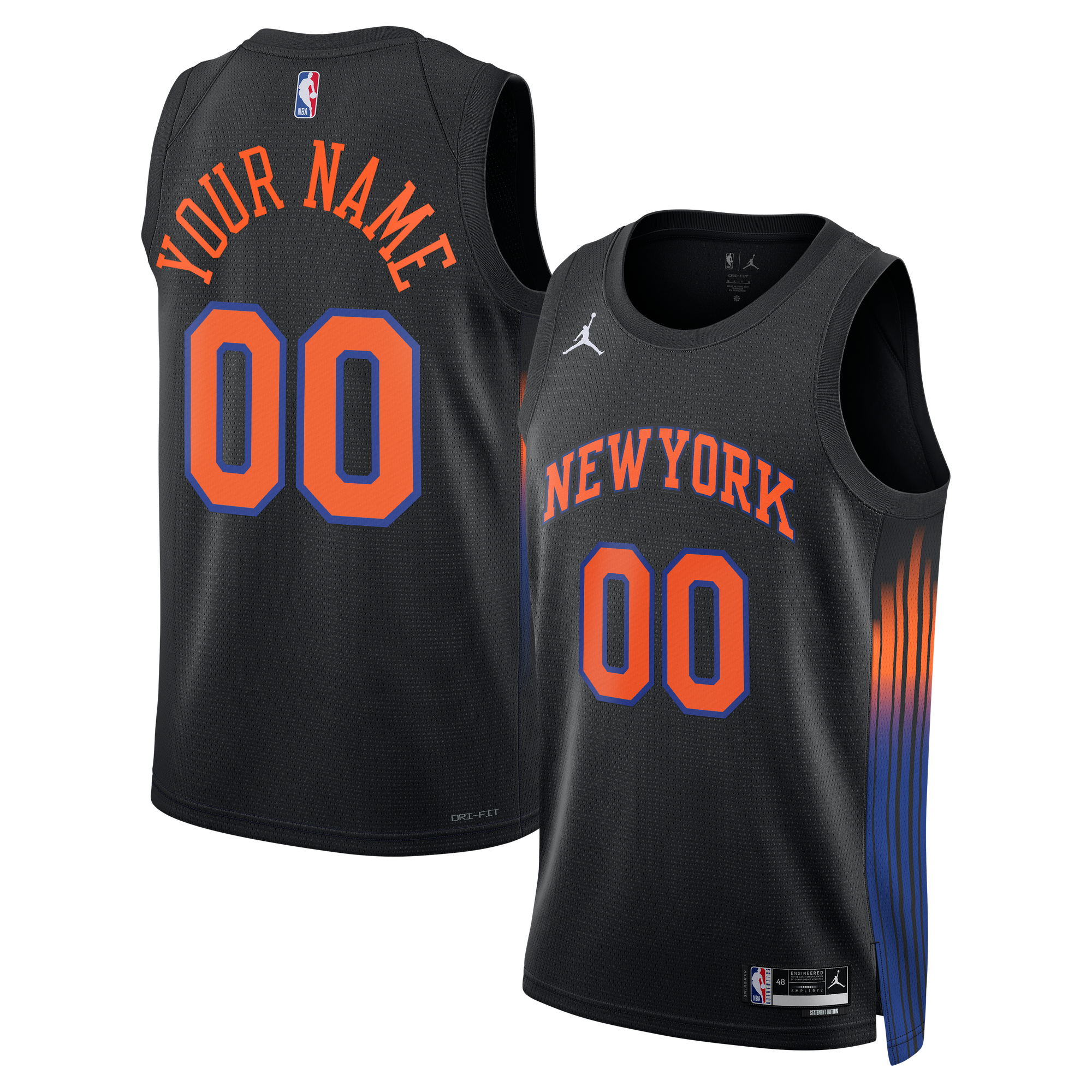 New York Knicks Jordan Statement Trikot – Individuell – Unisex