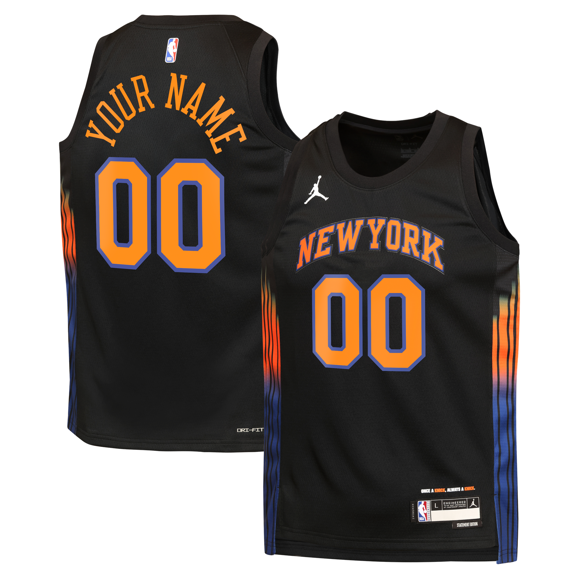 New York Knicks Jordan Statement Trikot – Individuell – Jugend