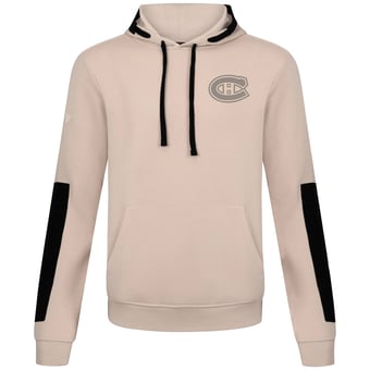 Men's Levelwear  Khaki Montreal Canadiens Bombay Response Pullover Hoodie