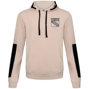 Men's Levelwear  Khaki New York Rangers Bombay Response Pullover Hoodie