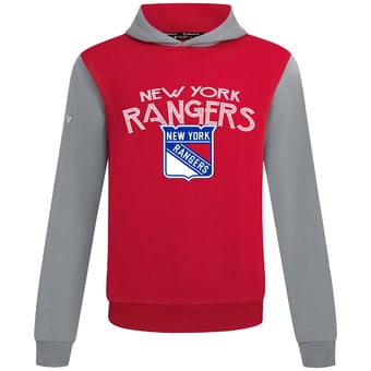 Men's Levelwear  Red/Gray New York Rangers Ultimate Mission Pullover Hoodie