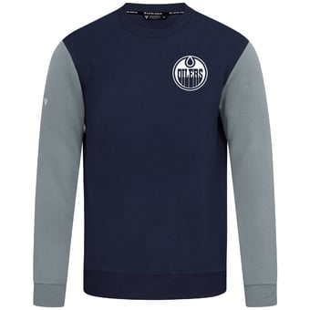 Men's Levelwear  Navy/Gray Edmonton Oilers  Ultimate Response Sweatshirt