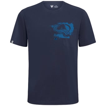 Men's Levelwear  Navy Colorado Avalanche  Focal Blasted T-Shirt