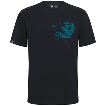 Men's Levelwear  Black San Jose Sharks  Focal Blasted T-Shirt