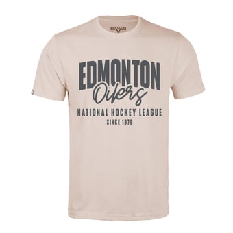 Men's Levelwear  Khaki Edmonton Oilers  Richmond Response T-Shirt