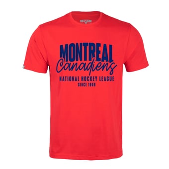 Men's Levelwear  Red Montreal Canadiens  Richmond Response T-Shirt