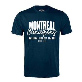 Men's Levelwear  Navy Montreal Canadiens  Richmond Response T-Shirt