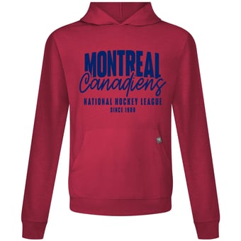 Men's Levelwear  Red Montreal Canadiens Relay Response Pullover Hoodie