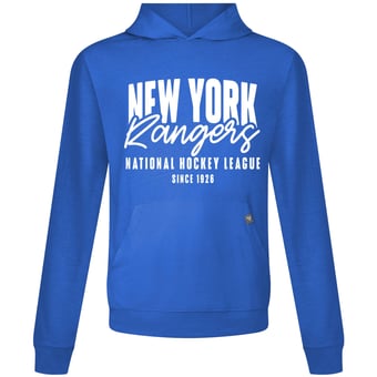 Men's Levelwear  Royal New York Rangers Relay Response Pullover Hoodie