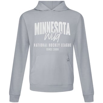 Men's Levelwear  Gray Minnesota Wild Relay Response Pullover Hoodie