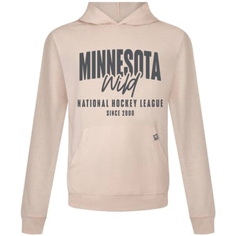 Men's Levelwear  Khaki Minnesota Wild Relay Response Pullover Hoodie