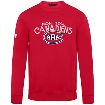 Men's Levelwear  Red Montreal Canadiens  Zane Mission Sweatshirt