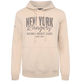 Men's Levelwear  Khaki New York Rangers Podium Response Pullover Hoodie