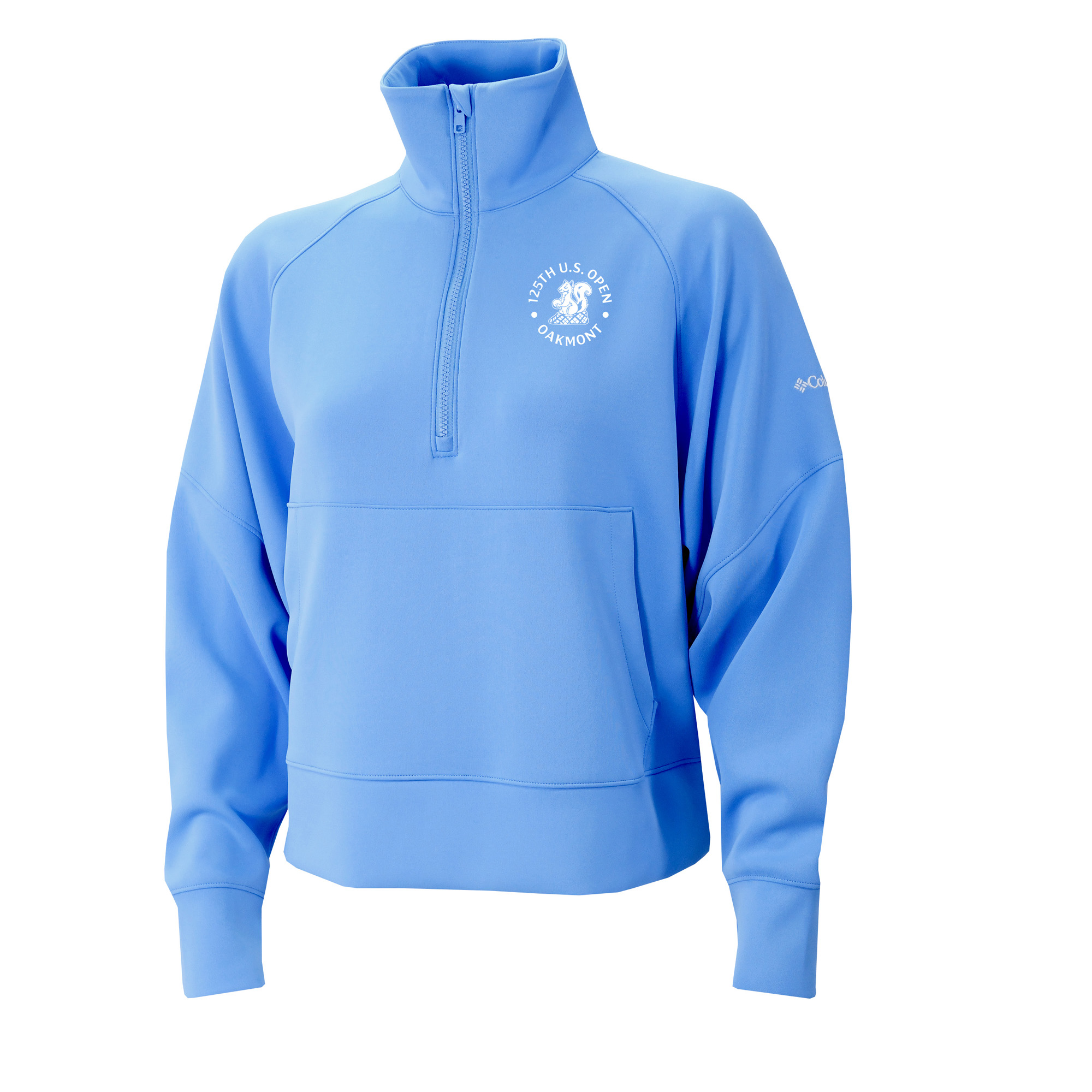 Women’s 2025 U.S. Open Columbia Blue Omni-Wick Wickhams Hills Half-Zip Pullover Women’s 2025 U.S. Open Columbia Blue Omni-Wick Wickhams Hills Half-Zip Pullover