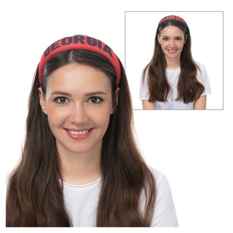 ZooZatz Georgia Bulldogs Hard Headband 2-Pack Set