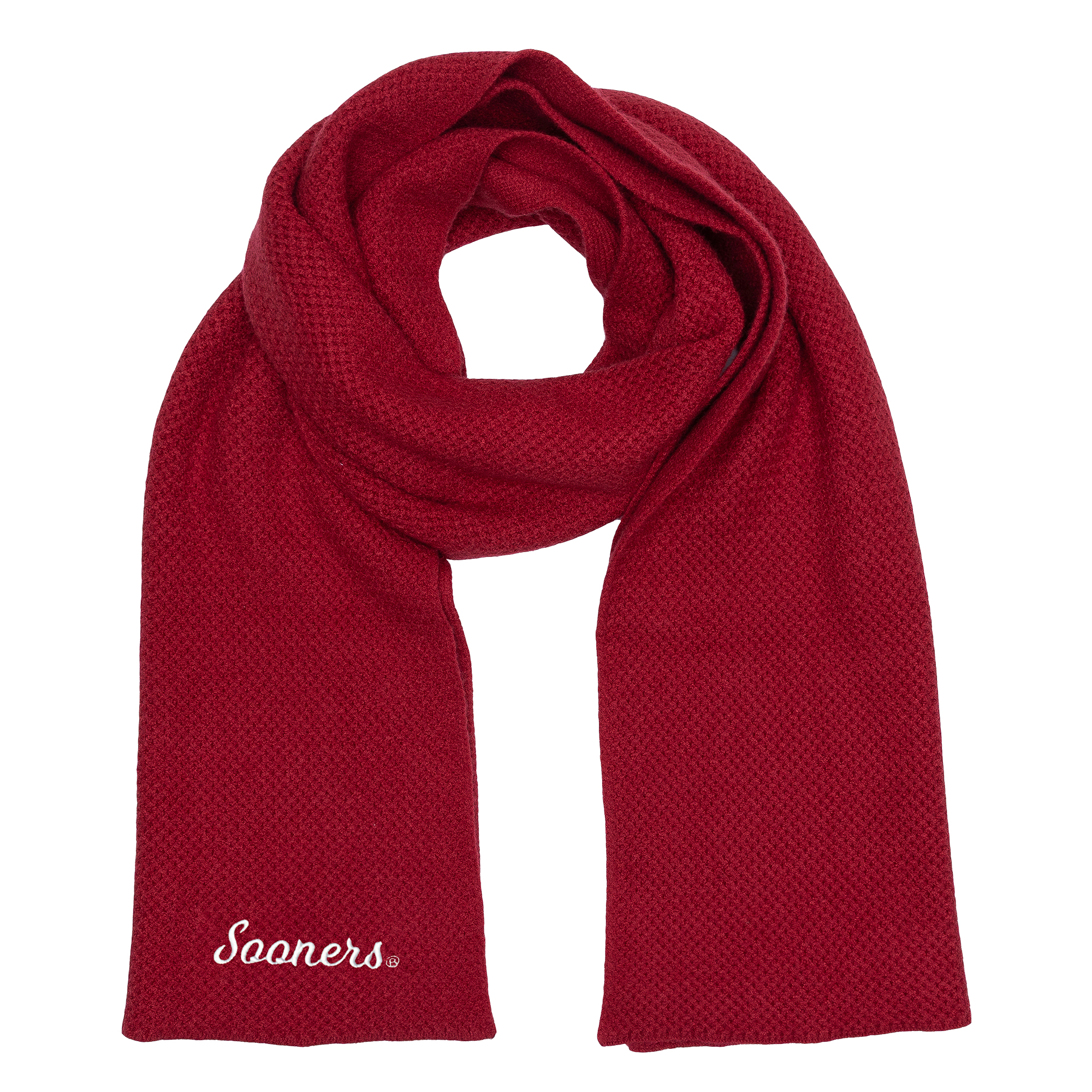 ZooZatz Crimson Oklahoma Sooners Fashion Knit Scarf