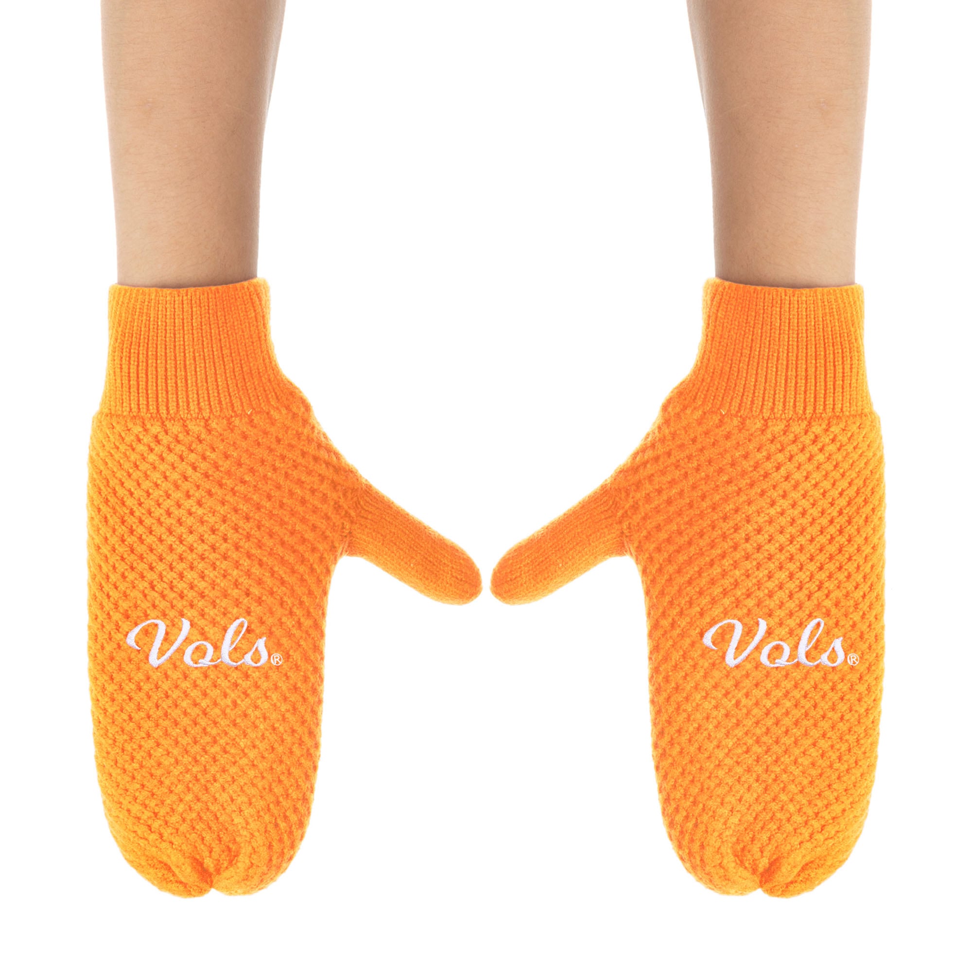 ZooZatz Tennessee Volunteers Knit Bow Headband & Mittens Bundle