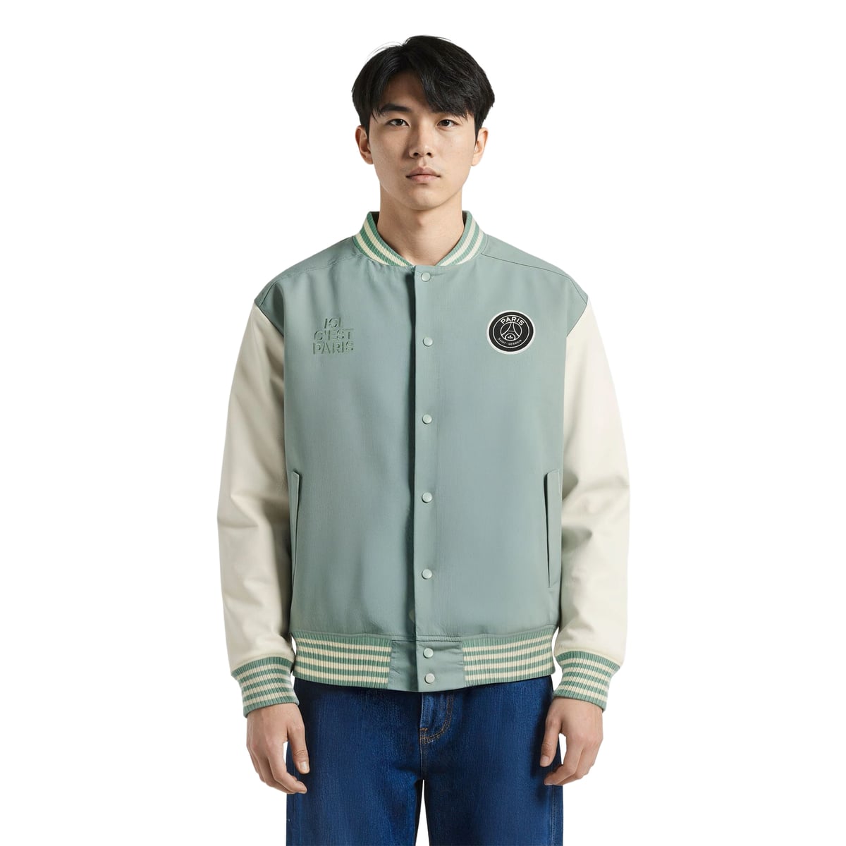 Veste Varsity PSG Elements - Sage