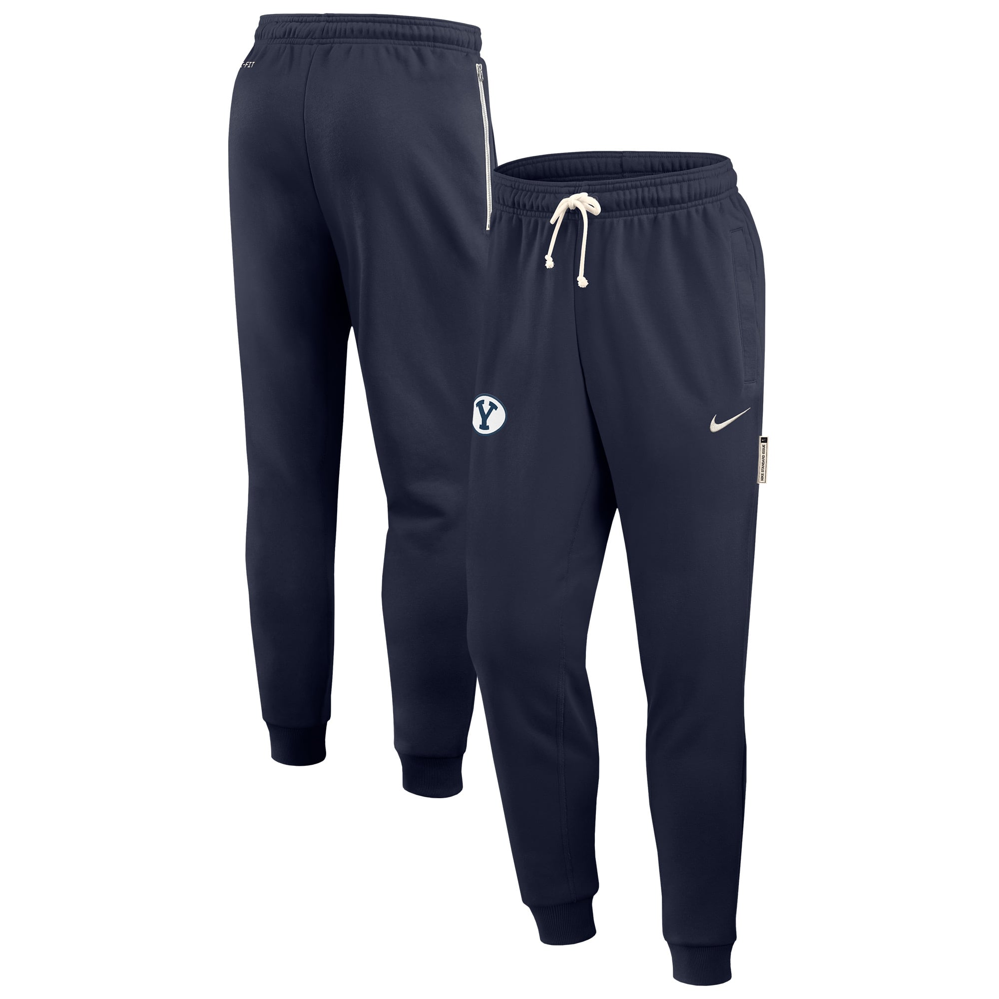 Men's Nike Navy BYU Cougars 2025 Sideline Standard Issue Dri-FIT Taper Sweatpants