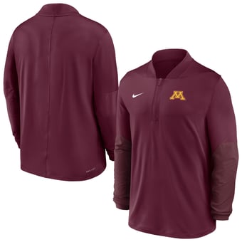 Men's Nike  Maroon Minnesota Golden Gophers Dri-FIT Half-Zip Pullover