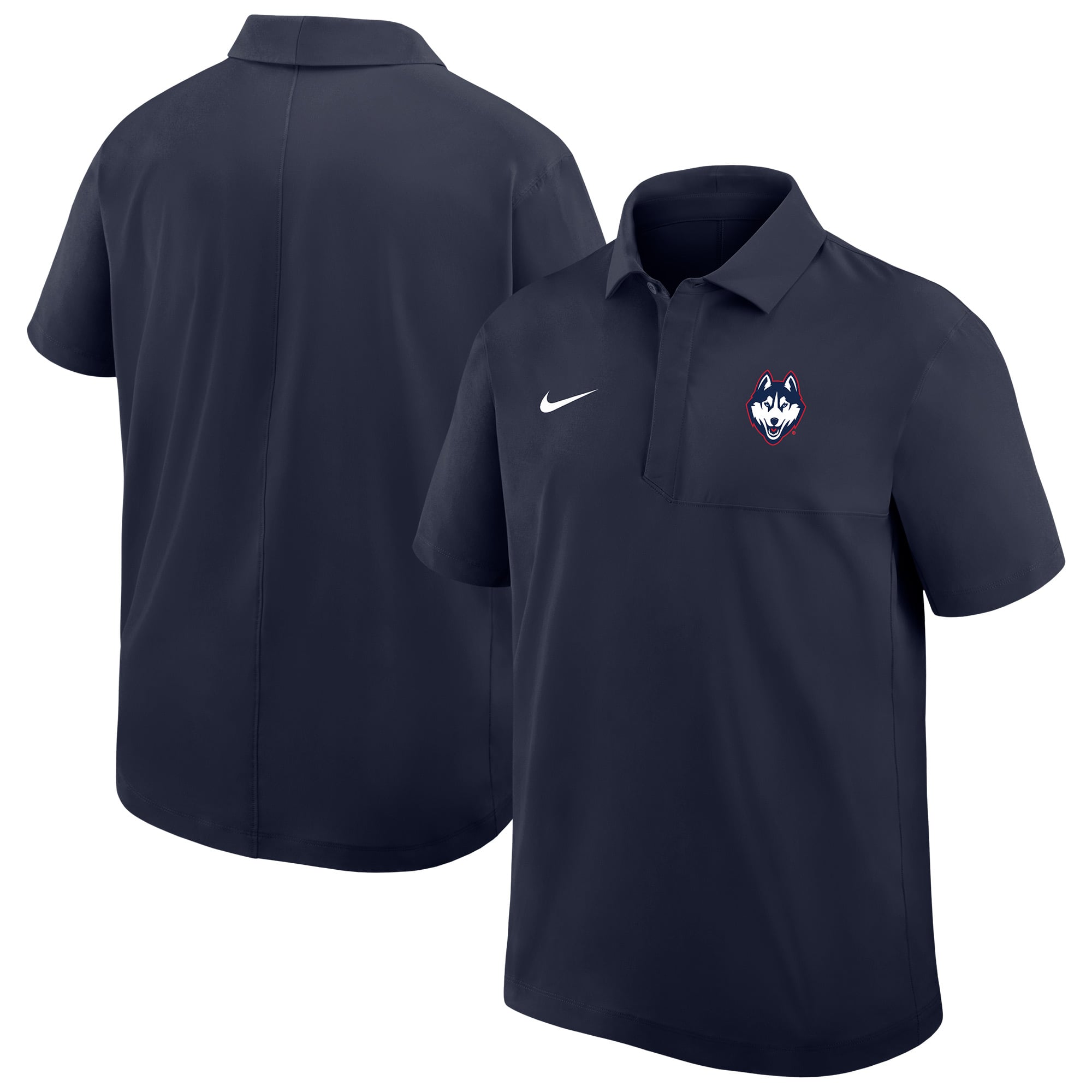 Men's Nike Navy UConn Huskies Woven Polo