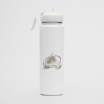 lululemon Colorado Avalanche 24oz. Back To Life Sport Water Bottle with Straw