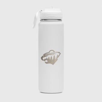 lululemon Minnesota Wild 24oz. Back To Life Sport Water Bottle with Straw