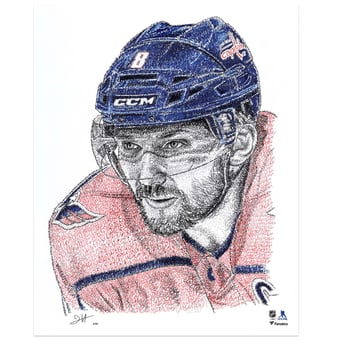 Alexander Ovechkin Washington Capitals 16" x 20" Photo Print - Art & Signed by Jayce Hall - Limited Edition of 99