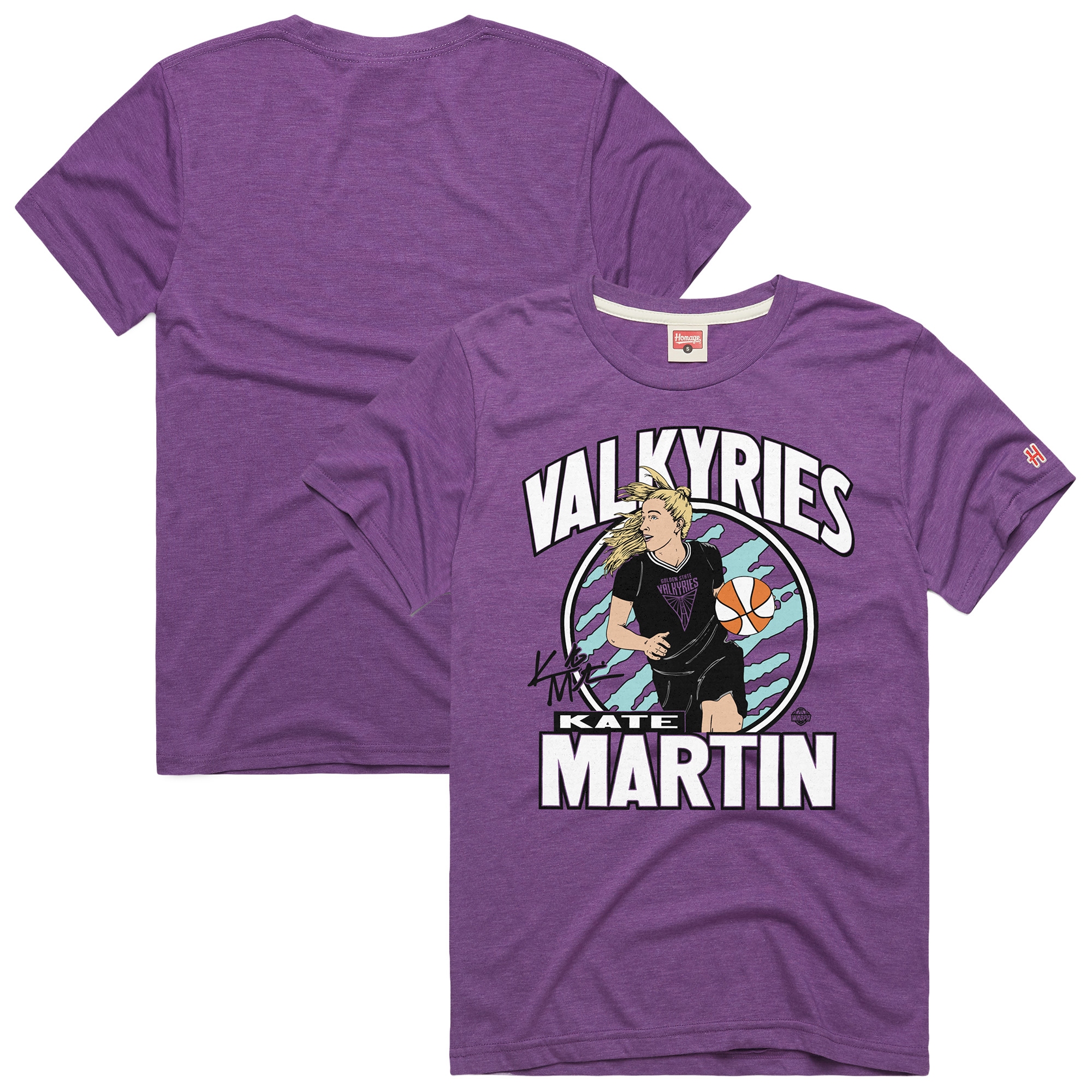 Unisex Homage Kate Martin Violet Golden State Valkyries Signature T-Shirt Unisex Homage Kate Martin Violet Golden State Valkyries Signature T-Shirt