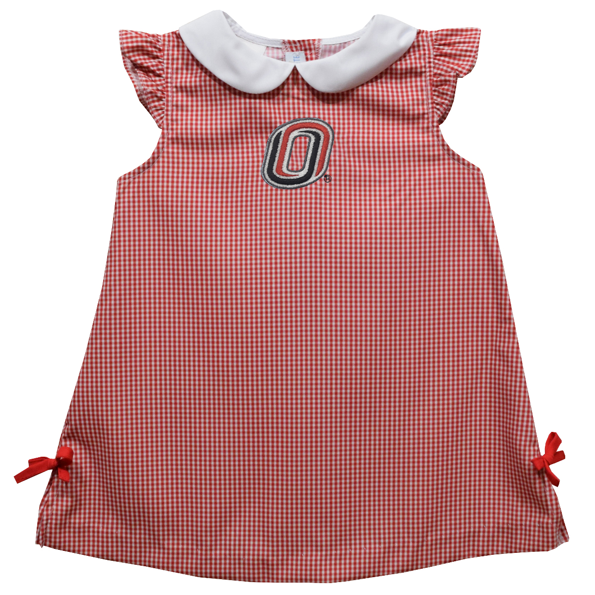 Toddler Girls Vive La Fete Scarlet Nebraska Omaha Mavericks Mini Check Pattern A-Line Dress Toddler Girls Vive La Fete Scarlet Nebraska Omaha Mavericks Mini Check Pattern A-Line Dress