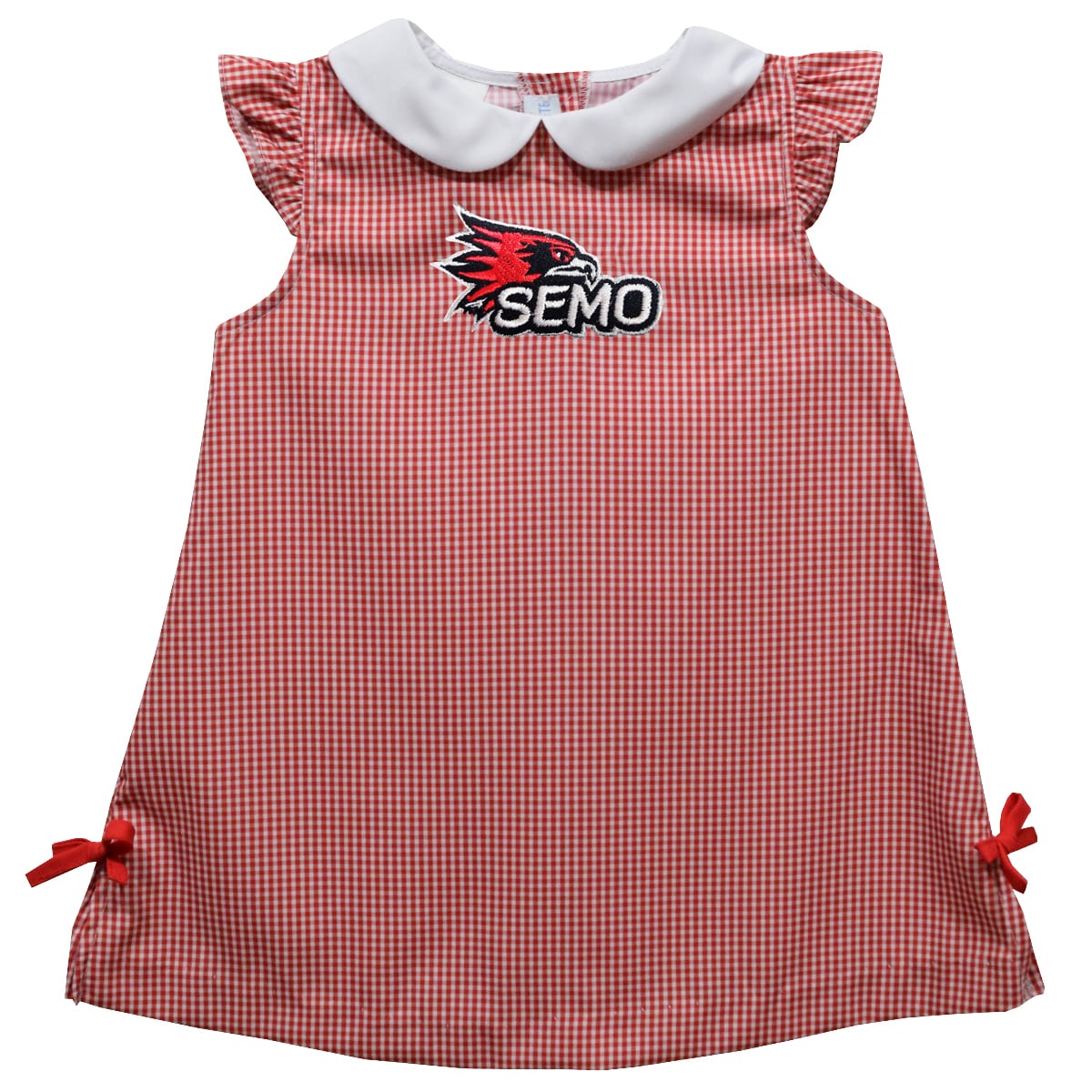 Toddler Girls Vive La Fete Red SEMO Redhawks Mini Check Pattern A-Line Dress