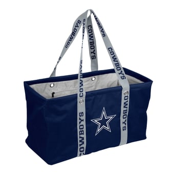 Logo Brands Dallas Cowboys Picnic Caddy with Wordmark Strap
