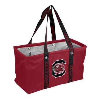 Logo Brands South Carolina Gamecocks Picnic Caddy with Wordmark Strap