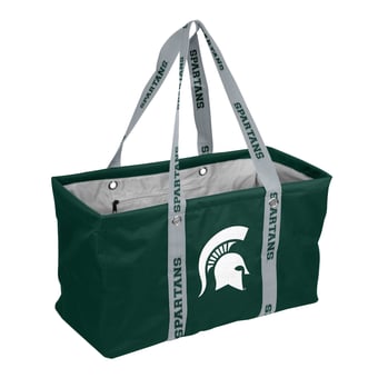 Logo Brands Michigan State Spartans Picnic Caddy with Wordmark Strap