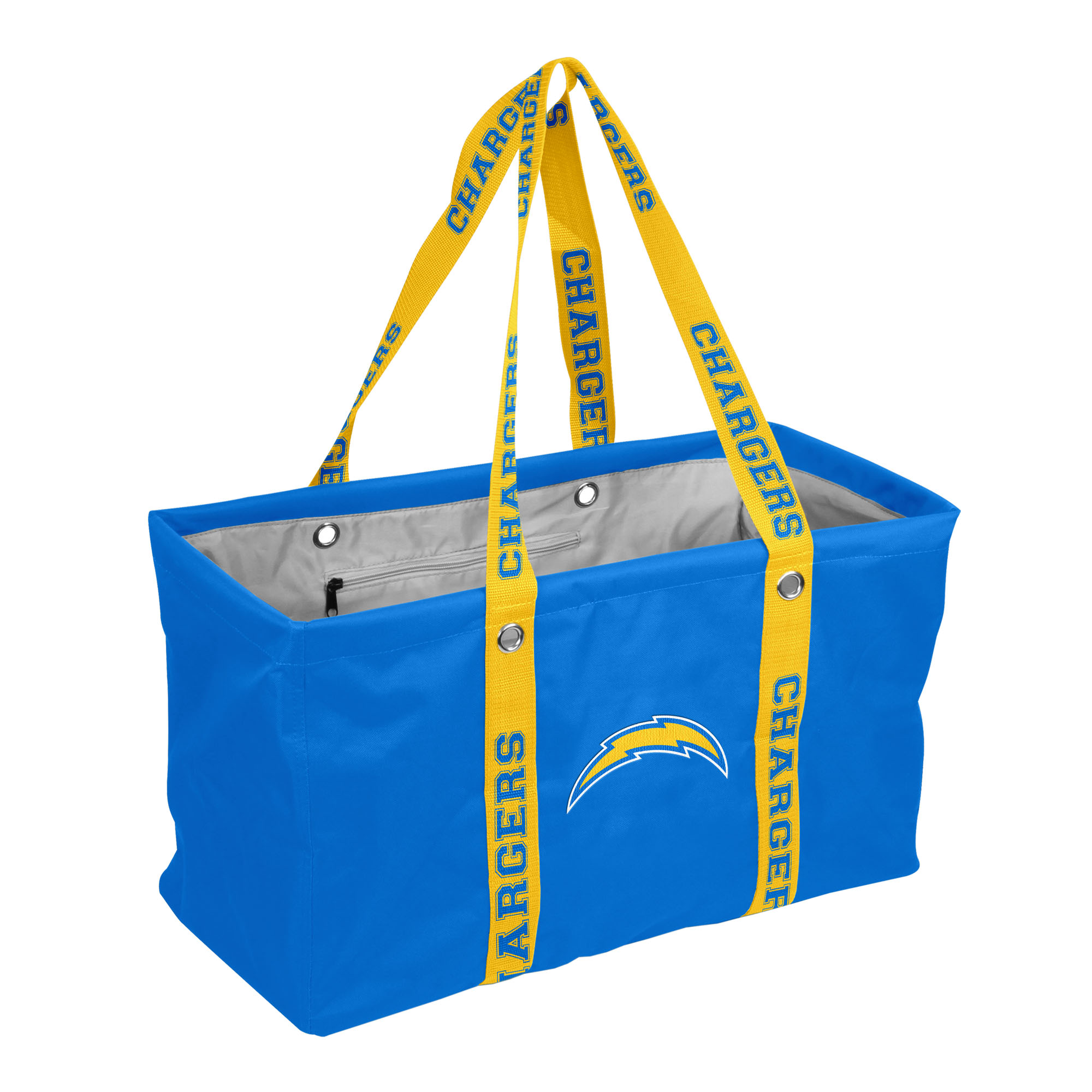 Logo Brands Los Angeles Chargers Picnic Caddy with Wordmark Strap
