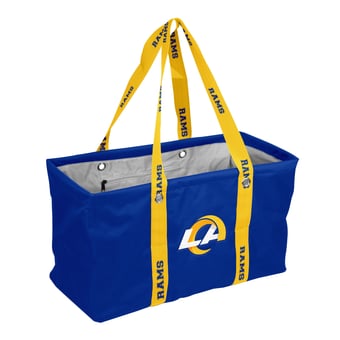 Logo Brands Los Angeles Rams Picnic Caddy with Wordmark Strap