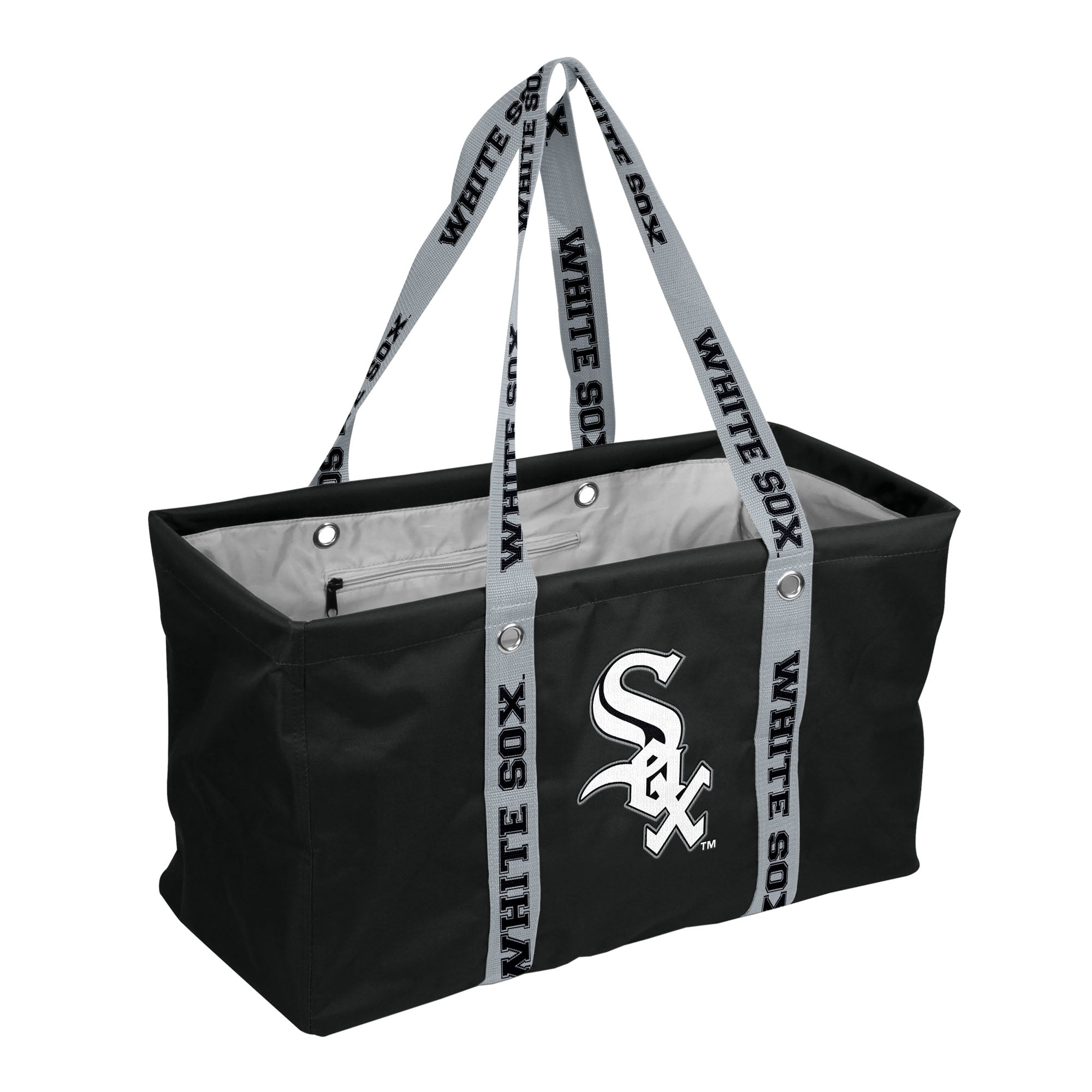 Logo Brands Chicago White Sox Picnic Caddy with Wordmark Strap