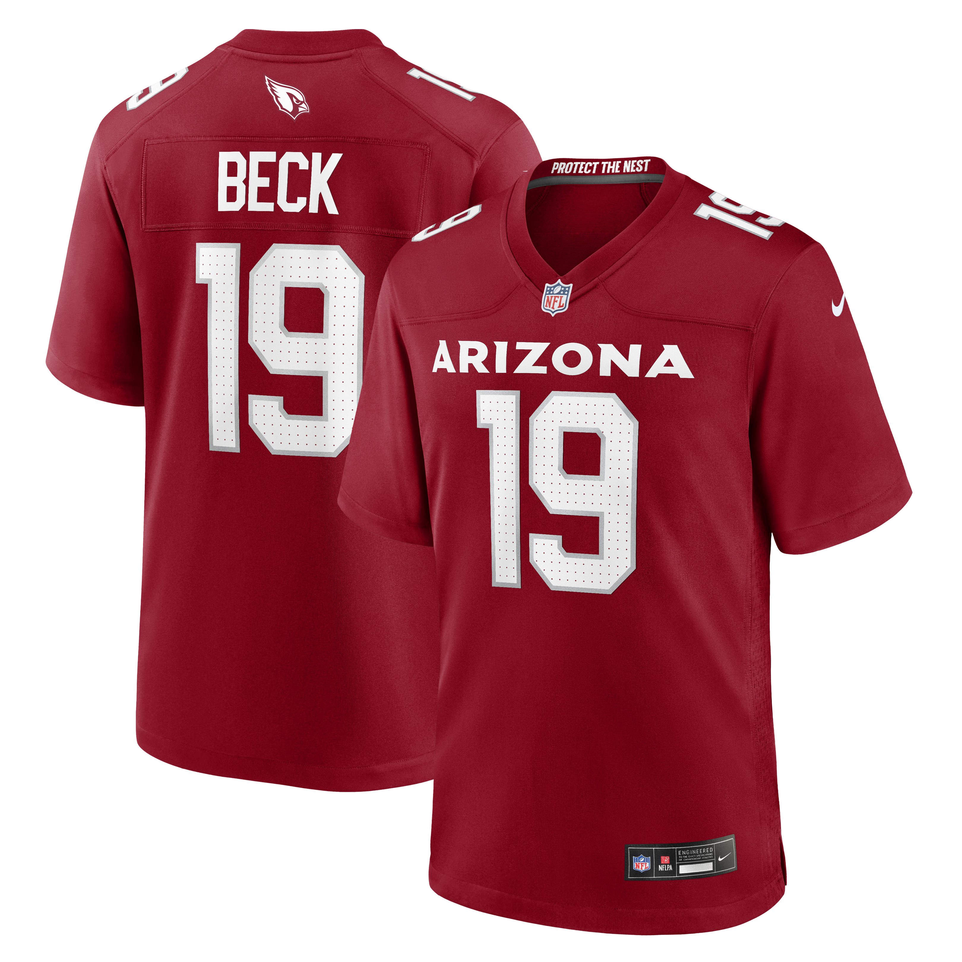Men's Nike Carson Beck Cardinal Arizona Cardinals Game Jersey