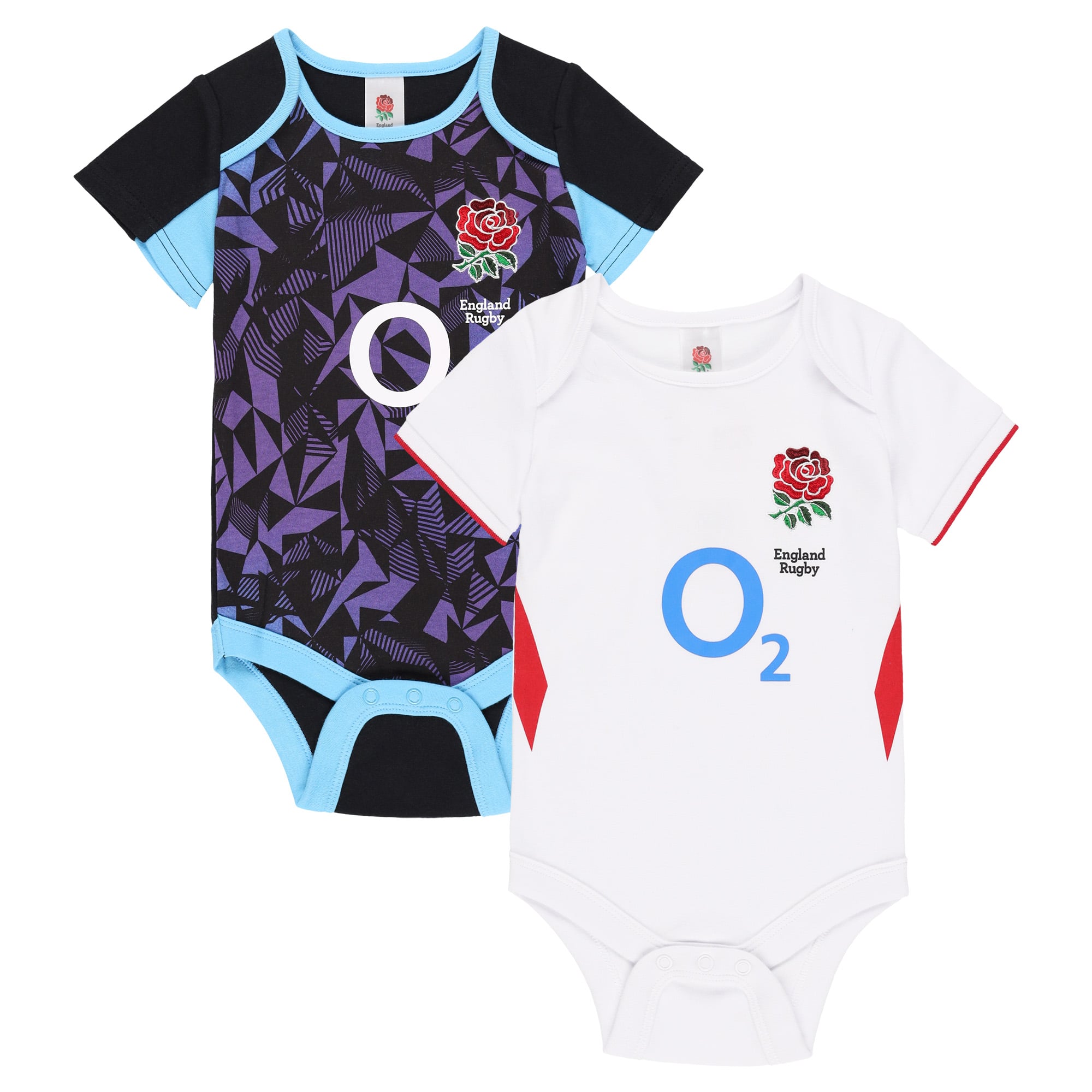 Confezione da 2 body England Rugby 2025/26 - Neonato
