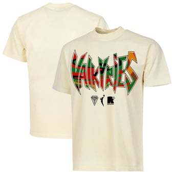 Unisex round21  Cream Golden State Valkyries Juneteenth T-Shirt