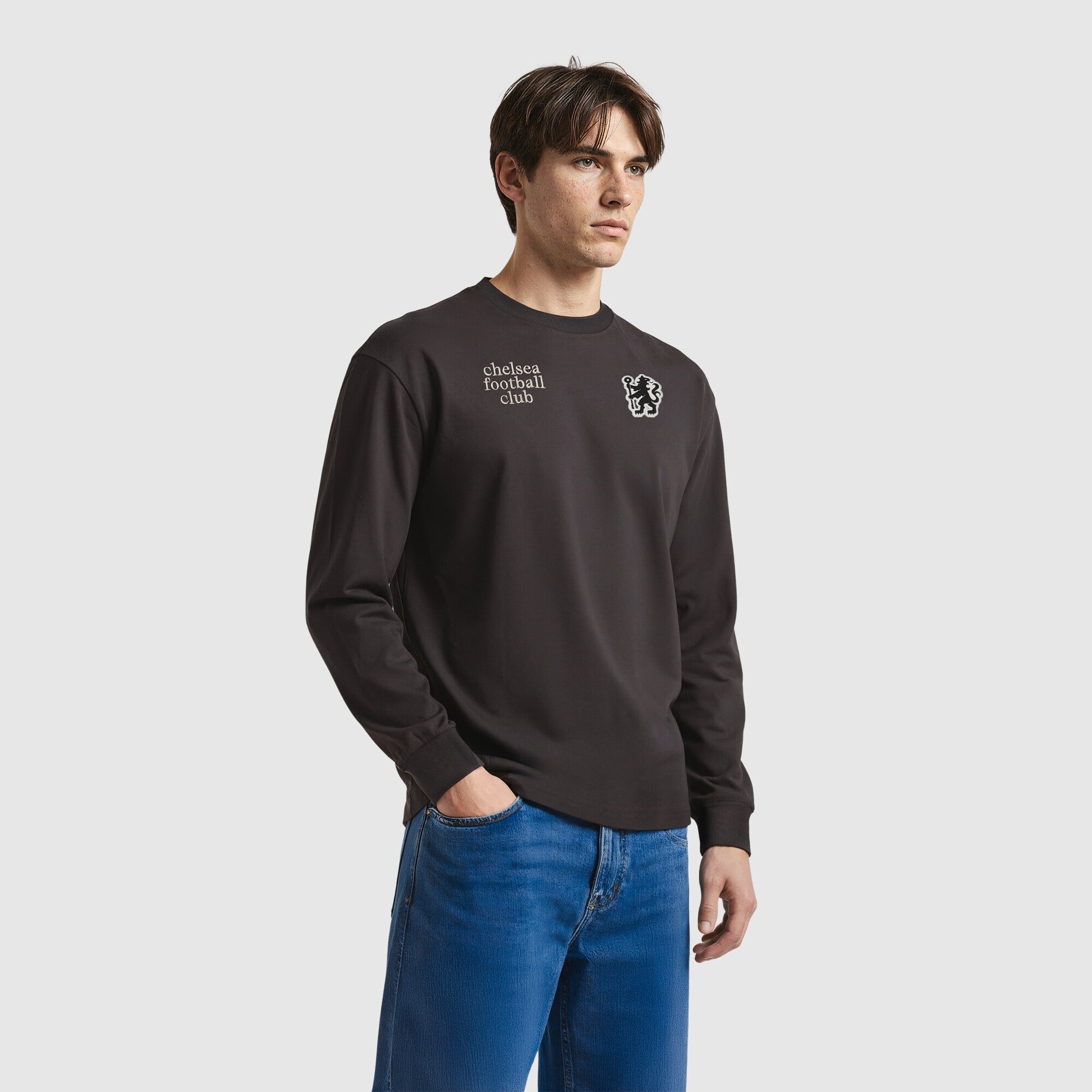 Chelsea Elements Super Soft Long Sleeve T-Shirt - Classic Pewter