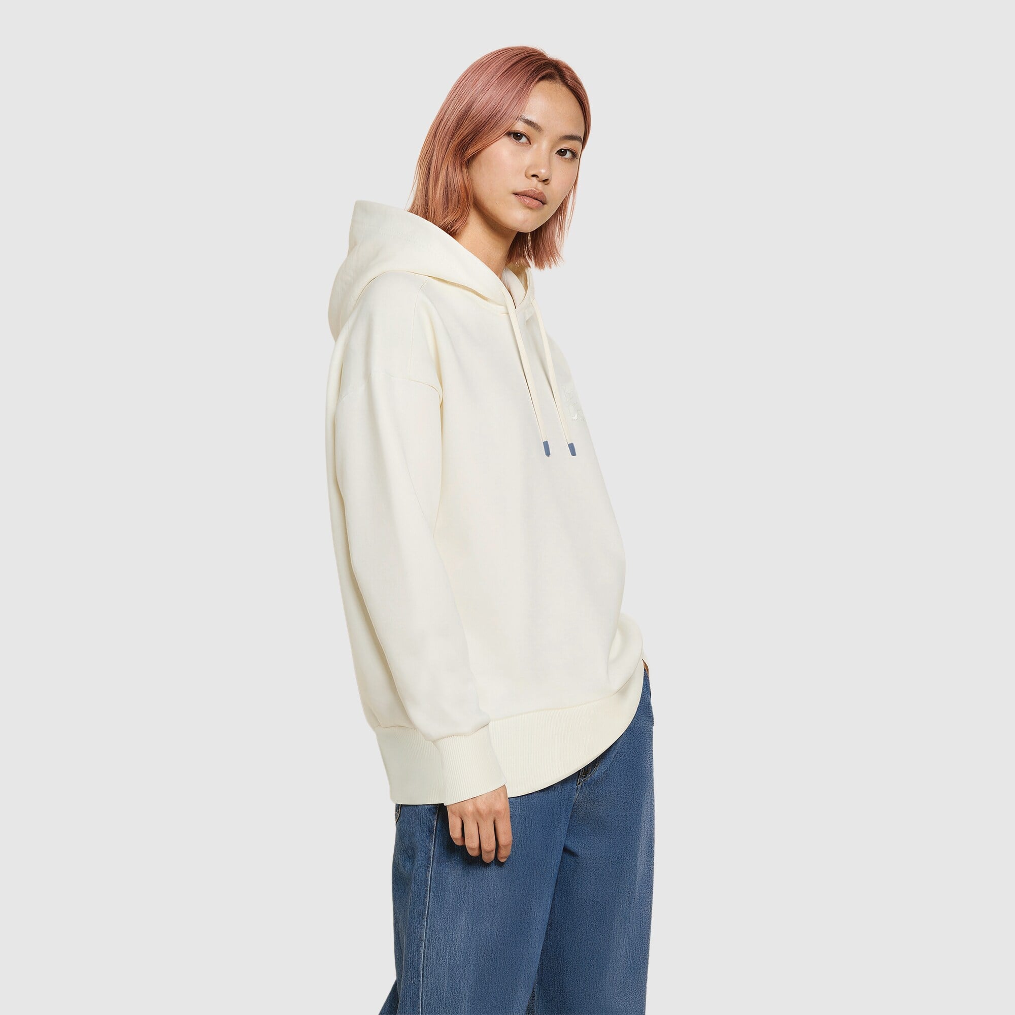 Sudadera con capucha Chelsea Studio Cotton Fleece - Malvavisco - Mujer