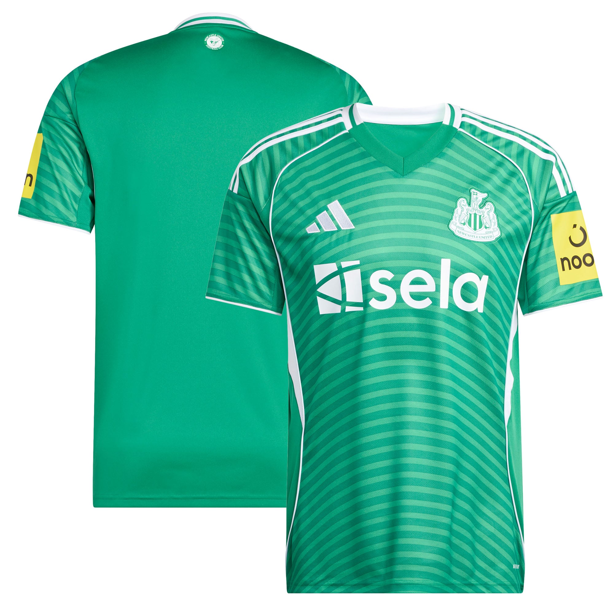Men's adidas Green Newcastle United 2025/26 Away Replica Jersey